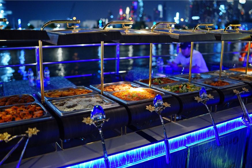 Dubai Canal Dinner Cruise with Entertainment Shows